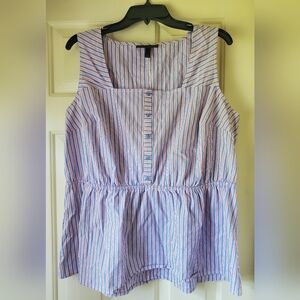 LANE BRYANT WORN ONCE SLEEVELESS CUTE TOP  size 16